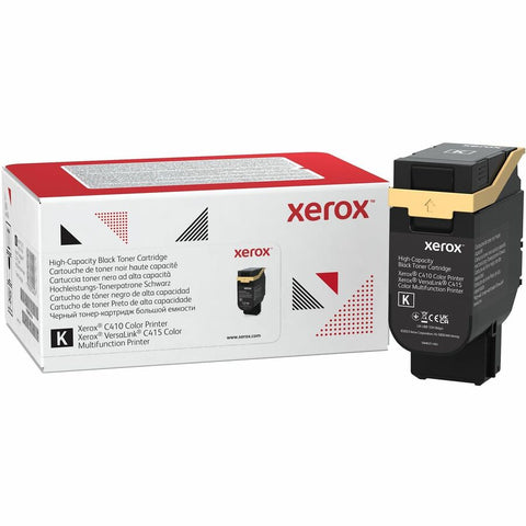 Genuine Xerox Black High Capacity Toner Cartridge For The Xerox C410  (use & Ret