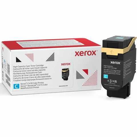 Genuine Xerox Cyan High Capacity Toner Cartridge For The Xerox C410 (use & Retur