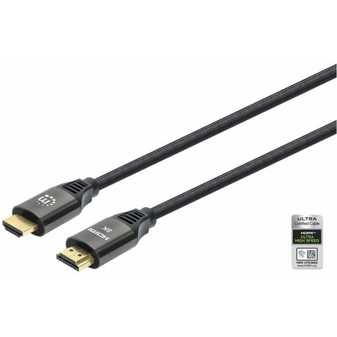 Manhattan - Strategic 8k60hz Certified Ultra High Speed Hdmi Cable With Ethernet