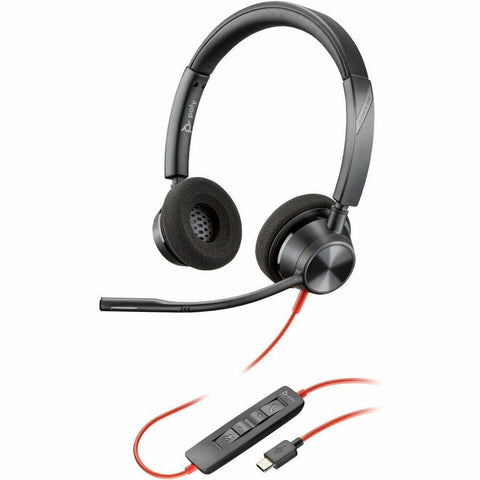 Hp Inc. Poly Blackwire 3320 Headset +usb-c/a Adapter Taa Us