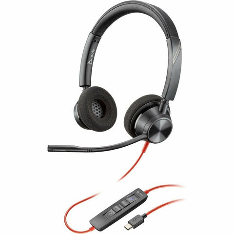 Hp Inc. Poly Blackwire 3320 Microsoft Teams Certified Headset +usb-c/a Adapter Taa Us