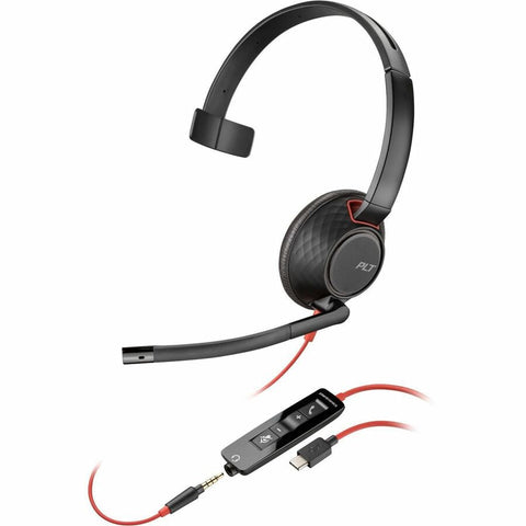 Hp Inc. Poly Blackwire 5210 Headset +inline Cable +usb-c/a Adapter Taa Us