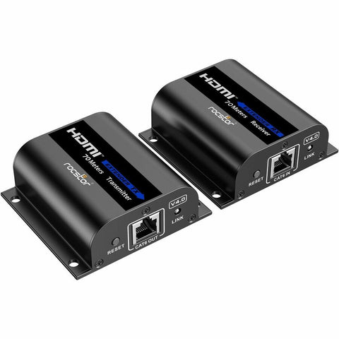Rocstor Truereach 4k@60hz Hdmi Kvm Extender Over Cat6/cat6a/cat7 Ethernet Cable - Suppor