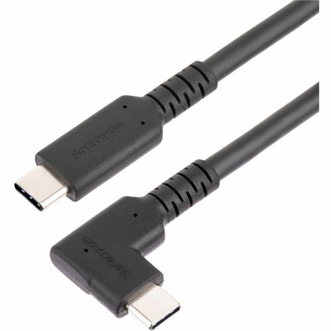 Startech 3ft (1m) Rugged Right Angle Usb-c Cable, Usb 10 Gbps, Usb C To C Data Transfer C