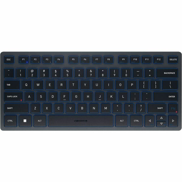 Cherry Americas Llc Cherry Multi-device Compact Keyboard With Three Bluetooth Channels.color - Slat