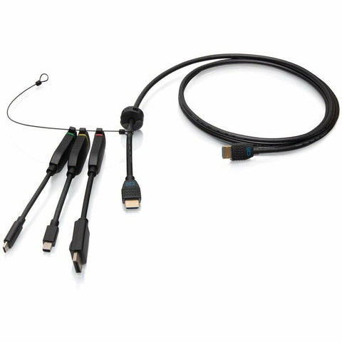 C2g 6ft Premium Hdmi Dongle Ring Mdp Dp Usb