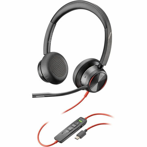 Hp Inc. Poly Blackwire 8225 Stereo Usb-c Headset +usb-c/a Adapter