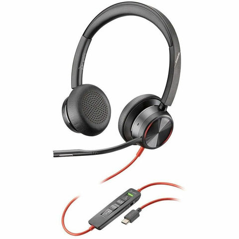 Hp Inc. Poly Blackwire 8225 Stereo Microsoft Teams Certified Usb-c Headset +usb-c/a Adap