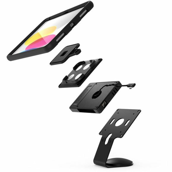 Compulocks Brands, Inc. Universal Tablet Magnetic Core Counter Stand Or Wall Mount Plus Hub Black