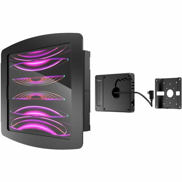 Compulocks Brands, Inc. Ipad Pro 12.9  (3-6th Gen) Space Enclosure Wall Mount Plus Hub Black