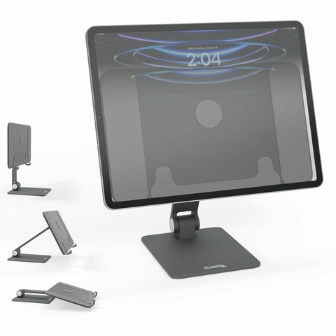 Plugable Technologies Plugable Magnetic Tablet Holder For Magsafe Ipad Pro 12.9 Stand Portable Foldabl