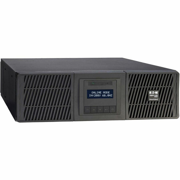 Eaton Tripp Lite Series SmartOnline 5000VA 4500W 208V Online Double-Conversion UPS - 2 L6-20R and 2 L6-30R Outlets, L6-30P Input, Network Card Included, Extended Run, 3U Rack/Tower Battery Backup