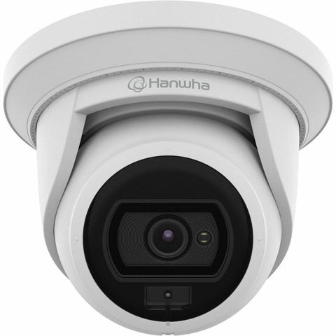 Hanwha Vision Wisenet A Series White Light Turret Camera, 4mp @ 30 Fps, 3mm Fixed Focal Lens,