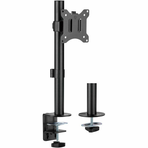 Rocstor Ergoreach Ep3 Single Monitor Pole Mount,  C-clamp & Grommet - Supports: Up To 34