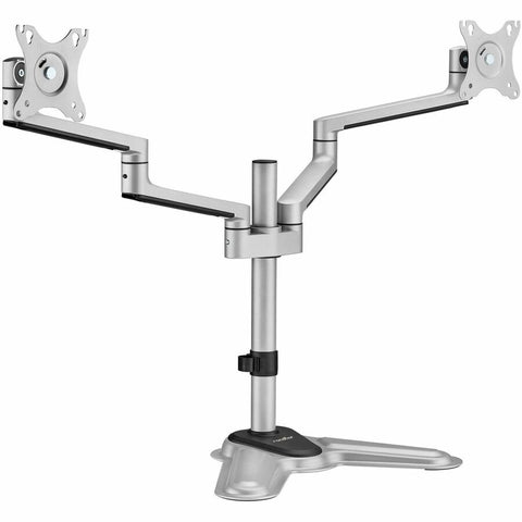 Rocstor Ergoreach Ep11 Premium Aluminum Dual-screen Monitor Stand, Supports Up To Two 32