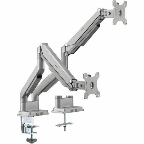 Rocstor Ergoreach Ed4 Premium Aluminum Dual Ergonomic Monitor Arm,  C-clamp & Grommet -