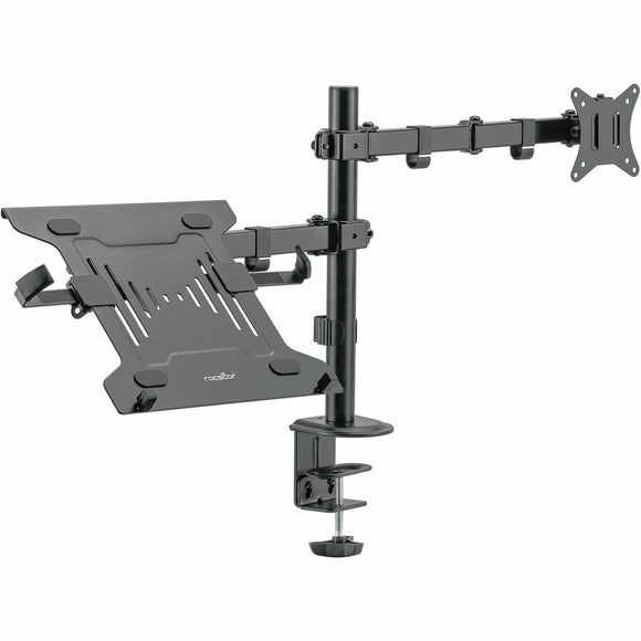 Rocstor Premium Vesa Laptop  Tray, Adjustable Monitor Arm Laptop Holder - Vesa 75x75 & 1