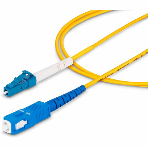 Startech 2m (6.6ft) Lc To Sc (upc) Os2 Single Mode Simplex Fiber Optic Cable, 9/125m, 40g