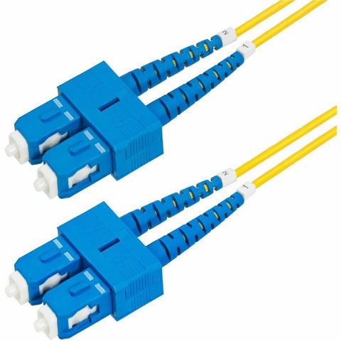 Startech 3m (9.8ft) Sc To Sc (upc) Os2 Single Mode Duplex Fiber Optic Cable, 9/125m, 40g/