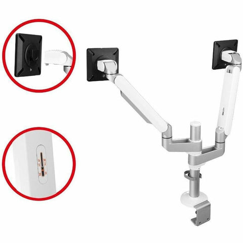 Siig, Inc. Mtpro Desk Mount Dual Arm Fits Up To 32in