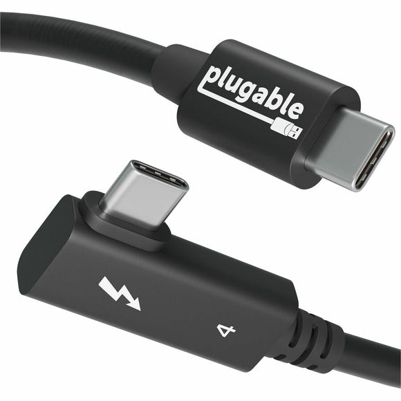 Plugable Thunderbolt 4 240W EPR Cable with Right Angle Connector