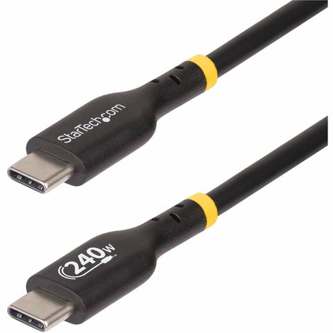 Startech 3ft Usb-c Charging Cable, Usb-if Certified Usb C Cable, 240w Pd Epr, Usb 2.0 Typ