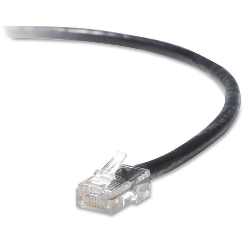 Belkin International Inc Belkin A3l791-05-blk-s 5ft Cat5e Snagless Patch Cable, Utp, Black Pvc Jacket, 24