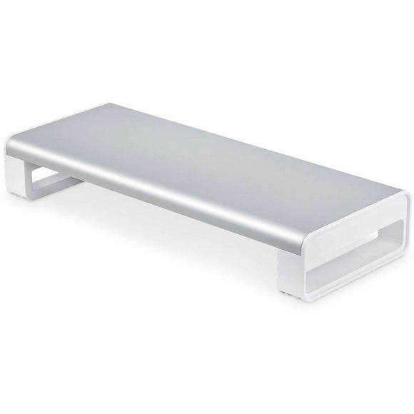 Startech Ergonomic Monitor Riser Stand, Up To 33lb/15kg, Fixed Height 3.5in/9cm, Desktop