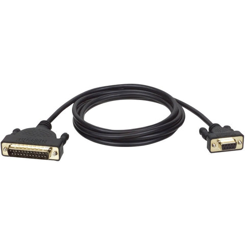 Eaton Tripp Lite Series At Serial Modem Gold Cable (db25 To Db9 M/f), 6 Ft. (1.8