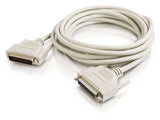 C2G 3ft DB25 M/F Serial RS232 Extension Cable