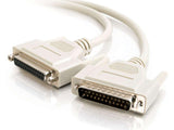 C2G 3ft DB25 M/F Serial RS232 Extension Cable