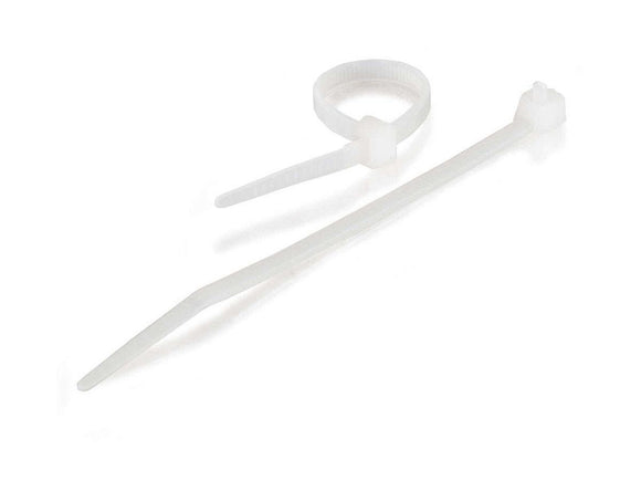 C2G 7.5in Cable Ties - White - 100pk