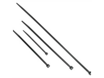 C2G 11.5in Releasable/Reusable Cable Ties - Black - 50pk