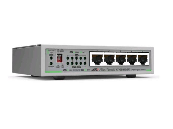 Allied Telesis 5-port 10/100/1000T Unmanaged Switch with External PSU
