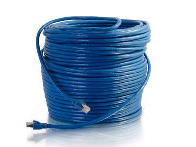 C2G 35ft Cat6 Shielded Ethernet Cable - Cat 6 Network Patch Cable - Blue