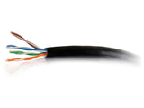 C2G 1000ft Cat6 Bulk Ethernet Network Cable-Solid UTP Riser CMR Black TAA