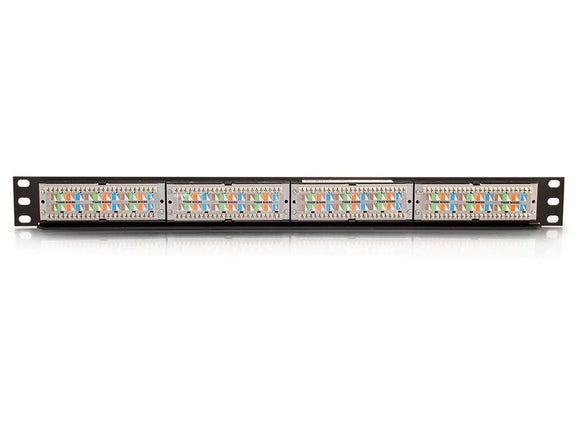 C2G 24-Port Cat6 110-Type Patch Panel