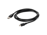 AddOn 6ft USB 2.0 (A) Male to Mini-USB 2.0 (B) Male Black Cable