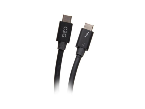 C2G 1.5ft Thunderbolt 4 Cable - USB C - 40Gbps - M/M