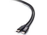 C2G 10ft USB-C Male to Lightning Male Sync and Charging Cable - Black
