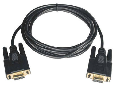 Eaton Tripp Lite Series Null Modem Serial Db9 Serial Cable  - Db9 Left Connector - Fem
