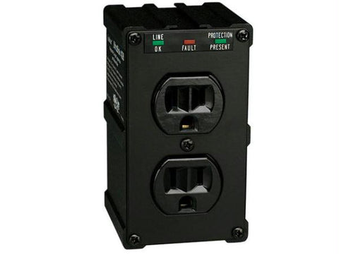 Eaton Tripp Lite Series Isobar 2-outlet Surge Protector, Direct Plug-in, 1410 Jo