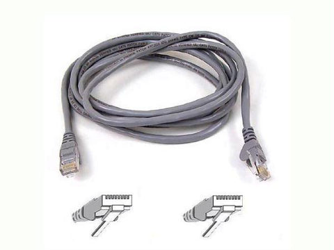 Belkin International Inc Belkin A3l980-01-s 1 Feet Cat6 Snagless Patch Cable, Utp, Gray Pvc Jacket, 24awg
