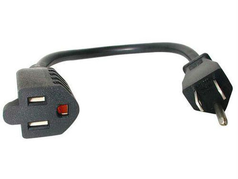 Startech Ac Power Extension Cord 1ft/0.3m 16awg Power Supply Extension Cable Nema 5-15r T
