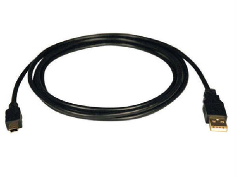 Eaton Tripp Lite Series Usb 2.0 A To Mini-b Cable - Usb A Left Connector - Male Left G