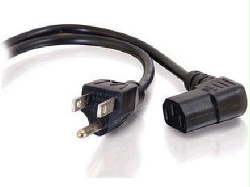 C2g Power Cord - Power Iec 320 En 60320 C13 - Female Left Gender - Nema 5-15 - Male