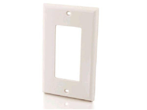 C2g Single Gang Decora Wallplate Wht