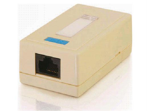 C2g Cat5e Surface Mount Box 1-port Wht