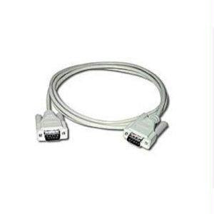 C2g Cables To Go 09449 10ft (3m) Db9 M/m Serial Rs232 Cable - Beige - Straight Throu