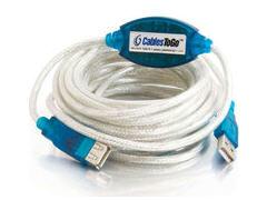 C2g Active Extension Cable - Usb-a Left Connector - Male Left Gender - Usb-a Right C